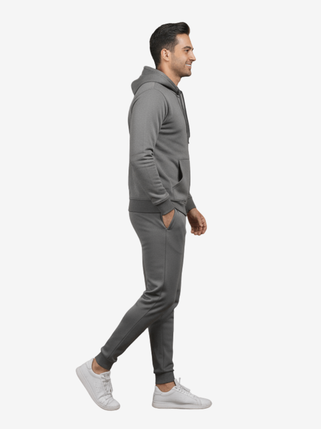 Gray Hoodie & Trouser - Premium Winter Tracksuit