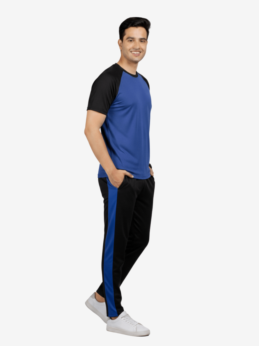 Royal Blue & Black - Summers dry fit Tracksuit