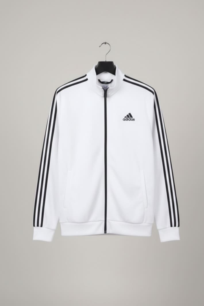 Adidas White Tri-liner Winter Jacket