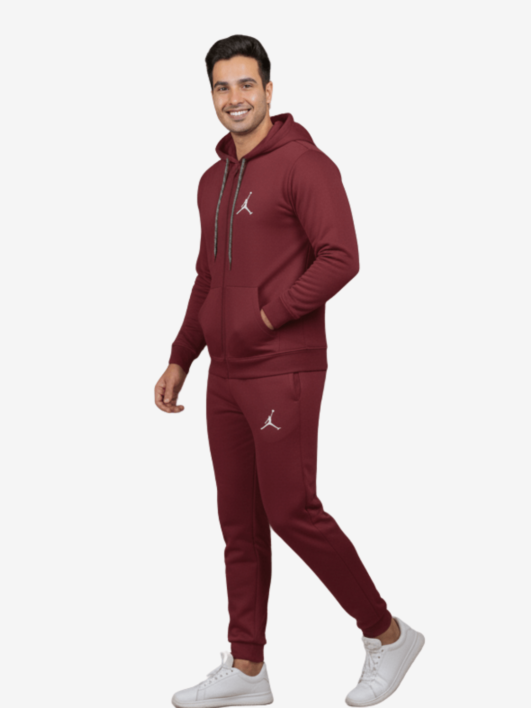 Mehroon Hoodie & Trouser - Premium Winter Tracksuit
