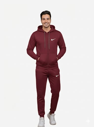 Mehroon Hoodie & Trouser - Premium Winter Tracksuit